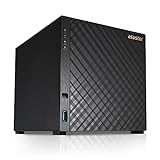 Asustor Drivestor 4 AS1104T 4 Bay NAS Server - Netzwerkspeicher Gehäuse, Quad...