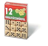 Ravensburger 27097 - 12 Würfel in Klarsichtbox, Spielzubehör, für die ganze...