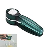 Garlic Press,2 in 1 Garlic Crusher,Knoblauchpresse Edelstahl,mit Ergonomischem...