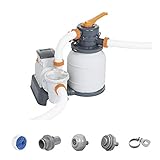 Bestway Flowclear Sandfilteranlage mit Zeitschaltuhr 5.678 l/h, Grau