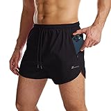 Suwangi Herren Sport Shorts Laufshorts Kurze Hose Schnell mit Innenslip...