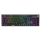 Sharkoon Skiller SGK20, mechanische Schalter, Huano Red, RGB