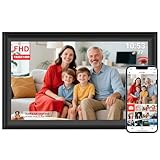 FRAMEO 15,6-Zoll WiFi Digitaler Bilderrahmen 1920x1080 FHD Groß 32GB Smart...