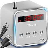 Retoo Lautsprecher, Mini Tragbar mit FM Radio, Bluetooth, 3W Leistung,...
