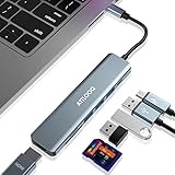 USB C Hub, ATTLOOQ 7-in-1 USB-C Adapter, MacBook Adapter mit 4K HDMI Ausgang, 1...
