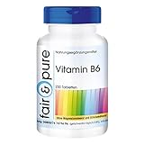Vitamin B6 Tabletten - vegan - 250 Tabletten - 22,5mg pro Tablette