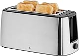 WMF Bueno Pro Toaster Langschlitz 4 Scheiben mit Brötchenaufsatz, XXL Toast,...