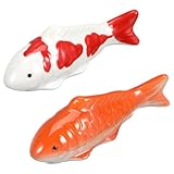 Homoyoyo 2 Stück Schwimmende Fische,Künstliche Fische Für Teich Schwimmende...