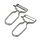 Chefkoch Premium Schäler-Set, Edelstahl – Julienne-Schäler &...
