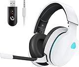 Gvyugke 2,4 GHz Wireless Gaming Headset für PC, PS4, PS5, Mac, Switch,...