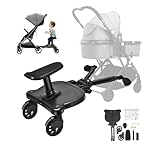 LENJKYYO Buggy Board, Buggyboard mit Sitz, Universal Trittbrett für...
