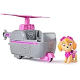 PAW PATROL - Skye-Figur mit Helikopter, stabiles Basis-Fahrzeug (2025),...