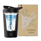 LOMUG Elektrischer Protein Shaker Flasche, 450ML Protein Mixer Shaker für...
