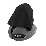 SANDINI TravelFix Hoodie – Premium Reisekissen/Nackenkissen mit ergonomischer...