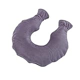 Kufl hochwertige Nacken-Wärmflasche aus PVC mit extra weichem Fleecebezug und...