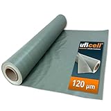 uficell Aqua-Stopp Baufolie, Estrichfolie, PE-Folie, Dampfsperre - 0,12 mm Stark...