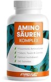 Aminosäuren Komplex hochdosiert - 240 Tabletten - 6.000 mg Aminosäuren pro Tag...