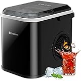 Eiswürfelmaschine, 120W Eiswürfelbereiter 8 Eiswürfel in 8-10 Minuten,...