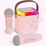 Karaoke Maschine Kinder Geschenk Mädchen, Tragbarer Mini Bluetooth Karaoke...