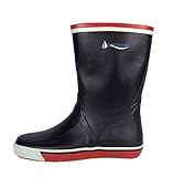 Navyline Damen Herren Segelstiefel Halbschaft ohne Schnürung, Größe:39 EU