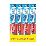 Colgate Zahnbürste für Unterwegs, weich, 4 Stück, faltbar - Reisezahnbürste...