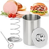 Holzsammlung Schinkenkocher Druckschinkenkocher, Edelstahl-Fleischpresse für...