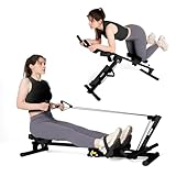 TODO 3 in 1 Rudergerät für zuhause, Multifunctionale Rudermaschine mit 2...