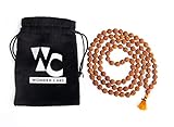 Wonder Care Authentic Rudraksh Natural 5 Face Mala mit 108 + 1 Bead - Real...