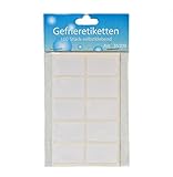 Gefrieretiketten weiß, 100 Stck, selbstklebend