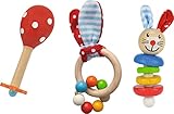 Eichhorn 100017045 - Baby Starter/Geschenke Set mit Maraca, Greifling mit Sound...
