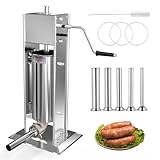 LEADZM 5L Wurstfüller,Manueller Wurstfüllmaschine Wurstmaschine inkl....