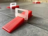 500-9000 Stück 1-3mm freie Auswahl - Das GÜNSTIGE Fliesen Nivelliersystem -...