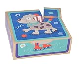 Eichhorn - Bilderwürfel Friends aus 9 Bausteinen mit 6 Tiermotiven, 9-teilig,...