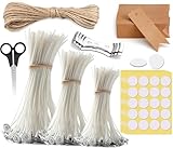 Kerzen Selber Machen Set - Kerzendocht Set für Kerzenformen zum Gießen, Dochte...