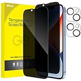 JETech Sichtschutz Full Screen für iPhone 14 Plus 6,7 Zoll mit Kameraschutz,...