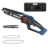 NANWEI Mini-Kettensäge 8 Zoll für Makita 18-V-Akku, Handkettensäge,...