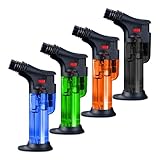 4 Stück Flambierbrenner, Küchenbrenner Crème Brulée Brenner, Bunsenbrenner...