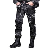 REIS Men's FORECO-T_Mob Work Utility Pants, Tarnfarbe Schwarz, 52