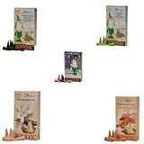 Knox Räucherkerzen im 5er Set mit 24 ST pro Packung, Räucherkegel in Größe M...