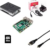 Raspberry Pi 4B 2GB/magnetisches Gehäuse/Netzteil/32GB SD Card/HDMI Kabel