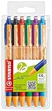 STABILO - Druck-Kugelschreiber - pointball - 6er Pack - mit 6 verschiedenen...