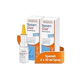 NasenDuo Nasenspray im Sparset 2 x 10 ml von ratiopharm. Stark zum Schnupfen,...