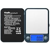 Vitafit 500g/0,01g Digitale Taschenwaage,Feinwaage,Digital Gramm Waage,Goldwaage...