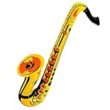 W WIDMANN MILANO Party Fashion 23931 - Aufblasbares Saxophon, 55 cm, Musiker,...