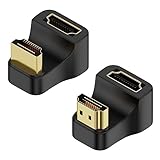 QIANRENON HDMI 2.1 U Förmig Winkel Display Adapter 8K HDMI2.1 Stecker auf...