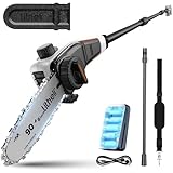 Litheli U20 Akku Hochentaster 20V mit 20 cm Schwert, Teleskop-Hochentaster mit...