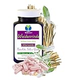 WEIDENRINDE 120 Kapseln Silberweide 'Natürliches Schmerzmittel' bei Kopfweh,...