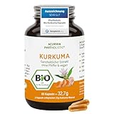 Stärkste Bio Kurkuma Kapseln - 40x effektiver - 15.000mg Kurkuma Pulver/Tag -...
