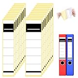 120 Stück Professionelle Ordnerrücken Selbstklebend Set,Perfekt für Ordner...