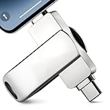 Lizoak 256GB USB C Stick, 3-in-1 USB 3.0 Flash-Laufwerk, Keine App, 20Mb/s...